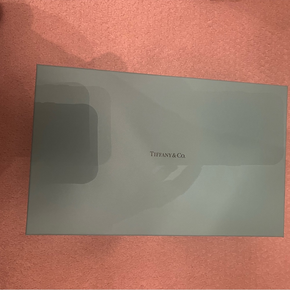 2 authentic Tiffany and co champagne boxes